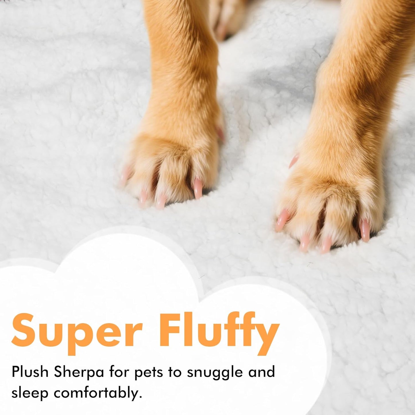 Large Dog Blanket, Super Soft Fluffy Sherpa Fleece Dog Couch Blankets and Throws for Large Medium Small Dogs Puppy Doggy Pet Cats, 50X60 Inches